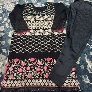 New 2 piece Pakistan dress chiffon xl